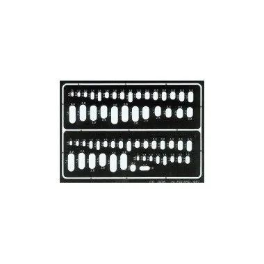 Eduard Accessories 00006 Modellbauzubehör Ovale Gravierschablone