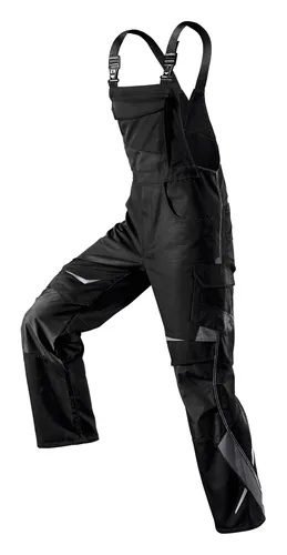 Kübler Latzhose Pulsschlag schwarz/antrazit Größe 48 - Robuste Latzhose für Handwerk und Industrie, bietet optimalen Tragekomfort und hohe Strapazierfähigkeit.