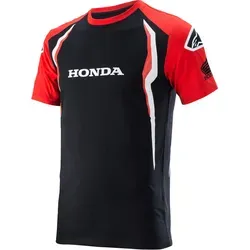 Alpinestars Honda T-Shirt, schwarz-rot, Größe 5XL für Männer