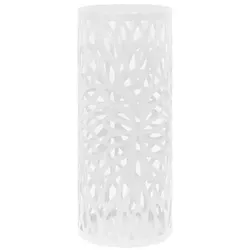 vidaXL Schirmständer Blattmotiv aus Stahl - Drohnen-Zubehör mit elegantem Design, korrosionsbeständig und stabil. Praktische Lösung zum Halten von Regenschirmen und Gehstöcken, inklusive abnehmbarer Tropfauffangschale.