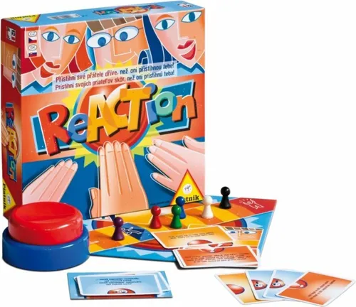 Piatnik Spiel ReAKTION - Schnelligkeit und Spaß - Ein spannendes Reaktionsspiel für ab 12 Jahren. Fördert schnelle Entscheidungen und Reaktionsfähigkeit in unterhaltsamer Runde.