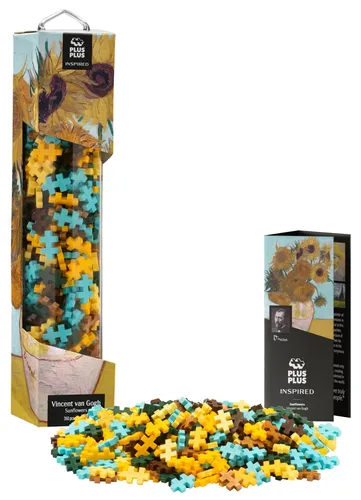 Plus-Plus 5163 Geniales Konstruktionsspielzeug, Sonnenblumen von Vincent Van Gog