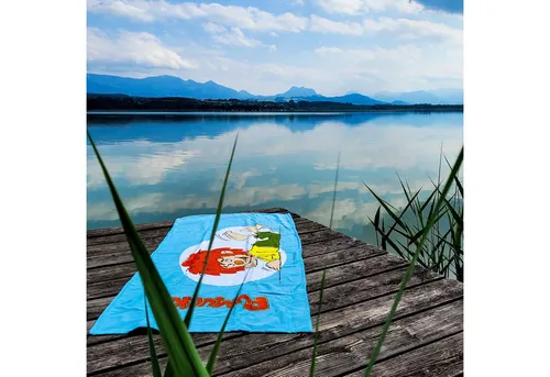 Bavariashop Handtuch ®Pumuckl großes Badetuch XXL von Bavariashop