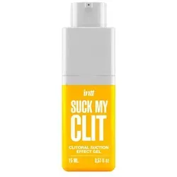 INTT Suck My Clit Gel Tropical Mango - 15ml - Verspiele dein intimes Erlebnis mit dem INTT Suck My Clit Gel in Tropical Mango. Die leichte Formel sorgt für aufregende Empfindungen und einen fruchtigen Geschmack. Ideal für vielseitige Anwendungen und unvergessliche Momente zu zweit.