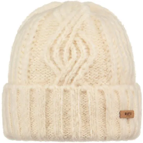 Barts Damen Farrah Beanie-Mütze, cremefarben, Einheitsgröße - Strickmützen für Damen, zeitgenössischer Stil und angenehmer Tragekomfort für kalte Tage.