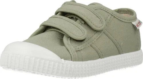 Victoria Low-TOP 1915 Canvas & Klettverschluss Aloe 31 - Sneaker für Jungen, bequeme Babyschuhe aus Canvas mit praktischem Klettverschluss für einfaches An- und Ausziehen.