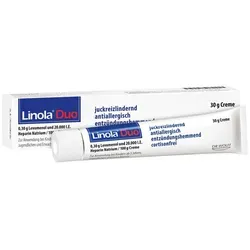 Linola Duo Creme - Medizinische Körperpflege mit entzündungshemmender Wirkstoffkombination, ideal bei Neurodermitis und Ekzemen, ohne Cortison und Hautverdünnung.