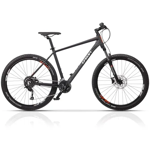 Airtracks FUSION CR 27,5 Zoll Herren Mountainbike - 27,5 Zoll Herren Mountainbike mit leistungsstarker Shimano Alivio 27-Gang Kettenschaltung und hydraulischen Scheibenbremsen für optimale Kontrolle und Sicherheit auf jedem Terrain.