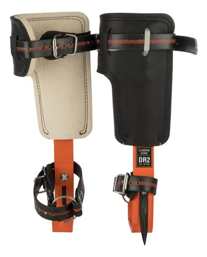 TreeUp Klettergurt Stahl-Steigeisen DR-2 Baumsteigeisen Baumpflege