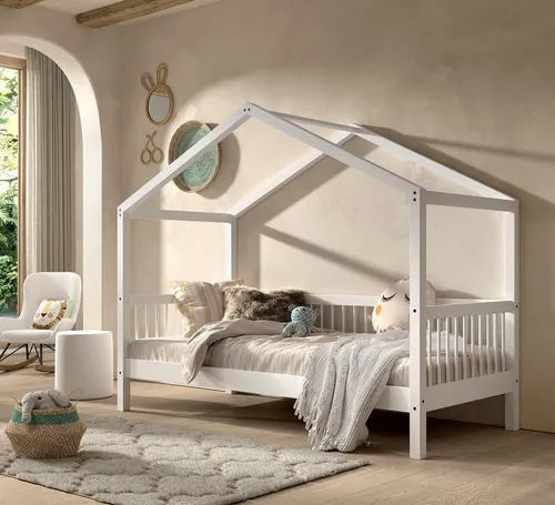 Hausbett HOME AFFAIRE FORREST, weiß, 90x200 cm