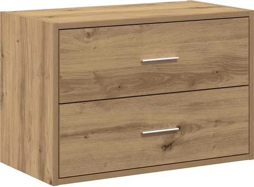 Schrank mit 2 Schubladen Artisan-Eiche 60x31x40cm