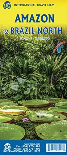 Amazon & Brazil 1:3 000 000: ITM Travel Reference Map