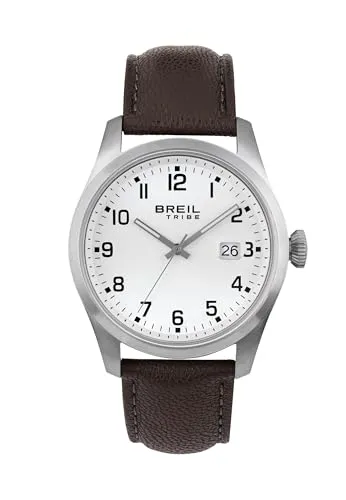 Breil Herren Chronograph Classic Elegance - Armbanduhren für Herren mit 5 Bar Wasserdichtigkeit, stilvolles Design und hochwertiges Lederarmband für jeden Anlass.