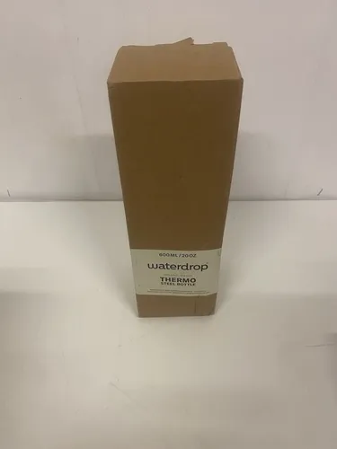 Waterdrop Thermo Steel Bottle Black  600ml - NEU