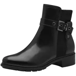 Tamaris Stiefelette 1-25425-43 001 - Wanderschuhe mit 3.5 cm Blockabsatz, ideal für stilvolle Outdoor-Abenteuer und bequemen Tragekomfort dank hochwertigem Materialmix.