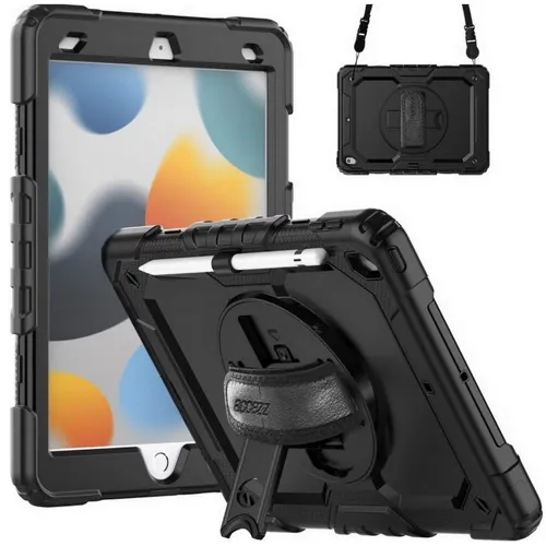 Outdoor Cover für Apple iPad 10,2 2019/2020/2021 Case Schutz Hülle Stand Hybrid