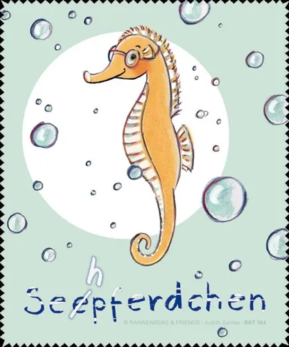 Niedliches Microfasertuch/Brillenputztuch von Rannenberg&Friends