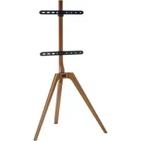 Produktbild CAVO TV-Staffelei für 45-65 Zoll Fernseher, Walnuss natur lackiert