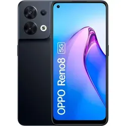 OPPO Reno8 5G 8GB/256GB Schwarz (Shimmer Black) Dual-SIM - Flaggschiff-Smartphone - Handy mit 50-MP-Hauptkamera und 32-MP-Frontkamera für beeindruckende Nachtfotografie und 5G Geschwindigkeit, ideal für kreative Nutzer.
