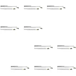 Emuca Unterflurführungenset, Zink, Metall, 2.65x4x44 cm, Schlafzimmer, Kleiderschränke, Schrankzubehör