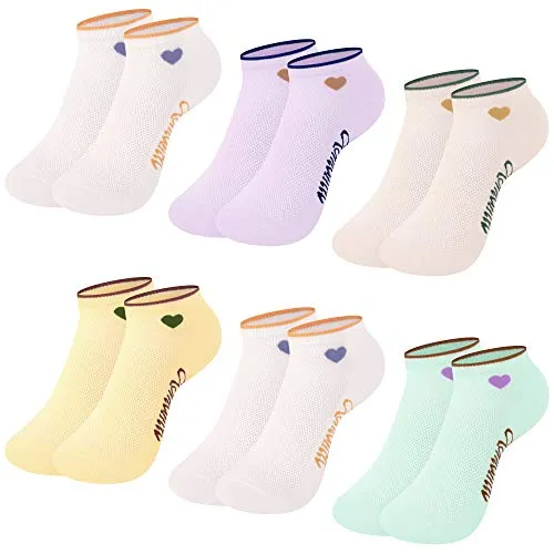 L&K-II 12 Paar Damen Sneaker-Socken Füßlinge 35/38, 2135