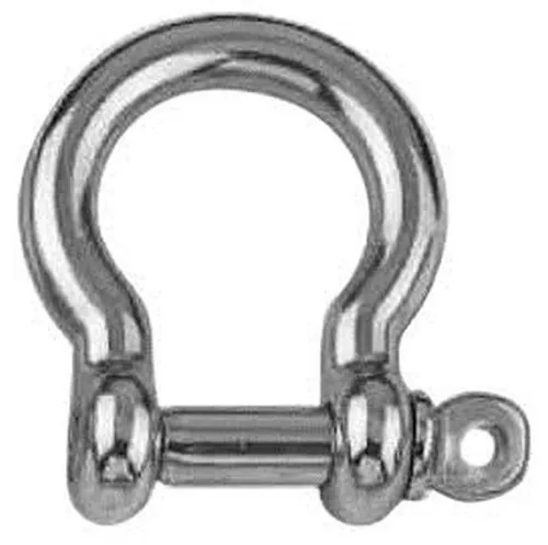 SEILFLECHTER - Niro Schäkel rund, Form geschweift, 5 mm