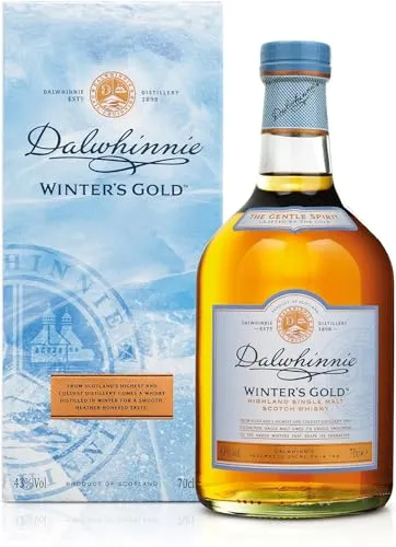 Dalwhinnie Winters Gold - Highland Single Malt Scotch Whisky, 43% vol, 700ml mit Geschenkverpackung, ideal für Whisky-Liebhaber und besondere Anlässe