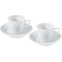 KURLAND Espresso-Set in weiß von KPM