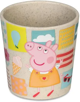 Koziol Connect Cup Kinderbecher, 190ml, Peppa Pig in beige von koziol