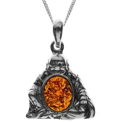 OSTSEE-SCHMUCK Kette mit Anhänger Buddha