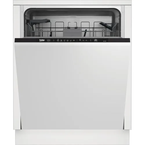 Beko BDIT16430 Vollintegrierter Geschirrspüler in schwarz von Beko