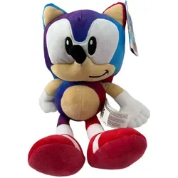 Sonic The Hedgehog - SEGA - Sonic Plüschtier 30 cm, Sonic Kuscheltier (Sonic Rainbow blau)
