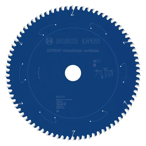 Bosch EXPERT Aluminium Kreissägeblatt 250x30 mm, Z78