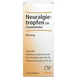 Neuralgietropfen cm Cosmochema 30 ML - Homöopathisches Produkt zur Unterstützung bei Nervenschmerzen. Die Tropfen bieten eine praktische Anwendung und sind ideal für die gezielte Einnahme.