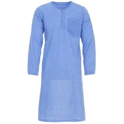 Lucky Nachthemd Nachthemd Langarm - Emblem blau M