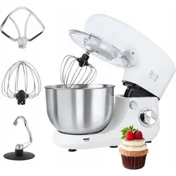 Teesa EASY COOK SINGLE Küchenmaschine 1400W Weiß 5.5L