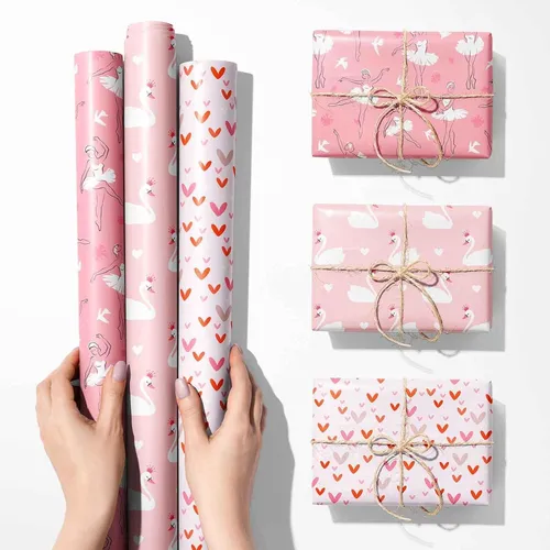 Geschenkpapier Pink von Siehe Bilder