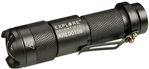 Explore Scientific Astro R-Lite Rotlicht-Taschenlampe - Taschenlampe mit 360° Signal-Funktion, ideal für die Nachtbeobachtung und Sternkartenlesen, erhält die Dunkeladaption und hat eine Leuchtdauer von bis zu 100 Stunden.