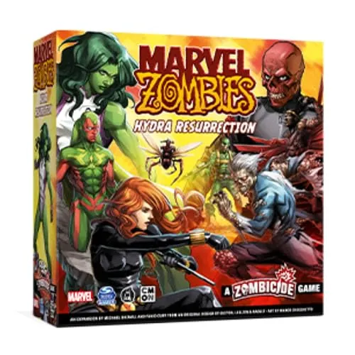 Marvel Zombies Hydra Resurrection Expansion - Strategie-Brettspiel, kooperatives Spiel für Kinder und Erwachsene, Zombie-Brettspiel, ab 14 Jahren, 1-6 Spieler, 90 Minuten Spielzeit, hergestellt von
