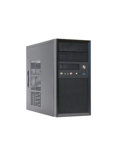 Chieftec PC-Gehäuse Mesh MidiTower LCX-01SLSLB - Midi-Tower, optimale Belüftung und modernes Design für leistungsstarke Gaming-Systeme