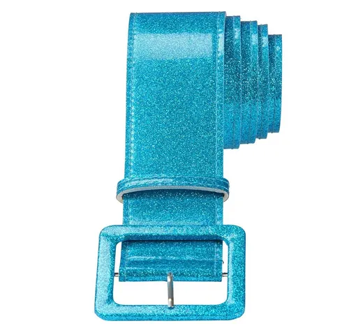 Widmann S.r.l. Kostüm Glitzer Lack Gürtel für Erwachsene 120,0 x 5,5 cm