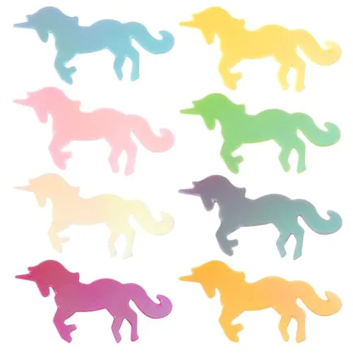 Oblique Unique® Einhorn Konfetti Set Bunt Einhörner Tischdeko Kinder Geburtstag Fasching Karneval Motto Party Basteln