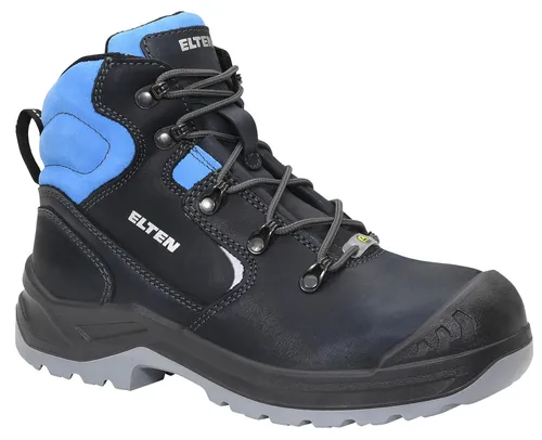 Elten Damen-Sicherheitsschnürstiefel Lena Blue Mid ESD S3 Gr. 40 - Arbeitsschuhe & Zubehör: Robuste Sicherheitsschnürstiefel mit Stahlkappe und atmungsaktivem Futter, ideal für den Einsatz in anspruchsvollen Arbeitsumgebungen.
