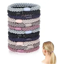 Stück Geflochtene Haargummis Mädchen Elastische Armbänder 12