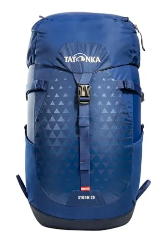 Tatonka Wanderrucksack Storm Recco 20L - Darkblau - Wanderrucksack mit X Vent Zero-Tragesystem für optimale Belüftung und hohen Tragekomfort. Ideal für Tageswanderungen, ausgestattet mit RECCO-Reflektor für zusätzliche Sicherheit.