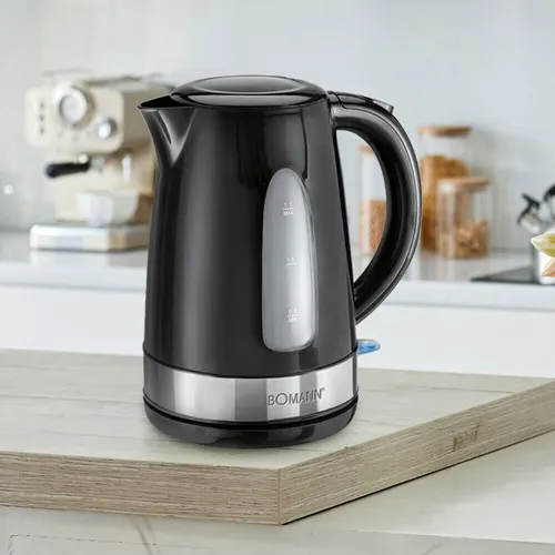 Schnurloser 2200W Wasserkocher mit 360° Steckverbindung - Wasserkocher mit 1,5 Liter Kapazität, kabelloser Bedienung und 360° Steckverbindung für einfache Handhabung. Schnelles Erhitzen dank 2200 Watt und sicherer Betrieb durch Trockengeh- und Überhitzungsschutz.