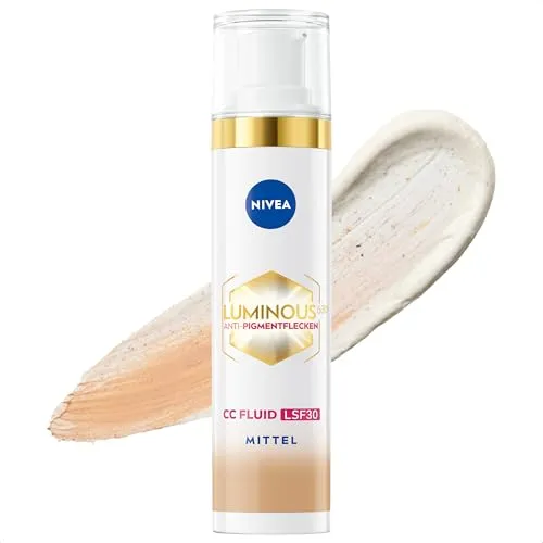 NIVEA Luminous 630 Anti-Pigmentflecken CC Fluid LSF 30 für mittlere Hauttöne 40m
