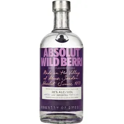 Absolut WILD BERRY Flavored Vodka 0,7l