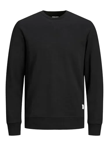 JACK & JONES Herren Basic Sweater Plus Size 8XL - Nachhaltiges Sweatshirt in Übergröße, ideal für lässige Looks und optimalen Tragekomfort.
