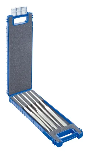 Pferd Diamant-Nadelfeilensatz 5tlg. 140 mm D 126 - DF 4205 D126 - 5-teiliges Set von Diamant-Nadelfeilen, ideal für präzise Arbeiten in Metallverarbeitung und Modellbau.